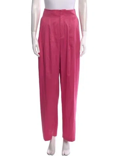 Pre-owned Rotate Birger Christensen Wide Leg Pants In Purple
