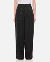 Rotate Birger Christensen Wide Pants With Sequins. In Black
