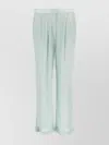 Rotate Birger Christensen Wide-leg Trousers With Pleated Design And Sequin Detailing