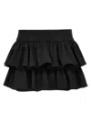 Rotate Birger Christensen High Waistband Ruffle Mini Skirt