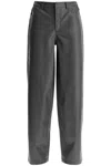 Rotate Birger Christensen Rotate Birgerchristensen Wide Woven Patterned Trousers With A In Grey