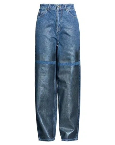 Rotate Birger Christensen Woman Jeans Blue Size 30 Recycled Cotton