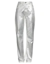 Rotate Birger Christensen Woman Jeans White Size 28 Organic Cotton In White