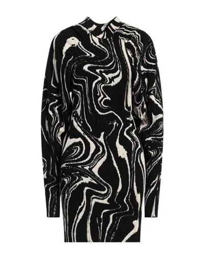 Rotate Birger Christensen Woman Mini Dress Black Size 10 Viscose, Polyester