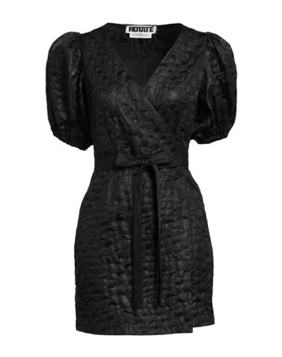 Rotate Birger Christensen Woman Mini Dress Black Size 6 Polyester, Elastane