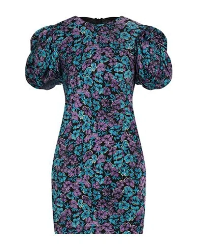 ROTATE BIRGER CHRISTENSEN ROTATE BIRGER CHRISTENSEN WOMAN MINI DRESS BLACK SIZE 8 POLYESTER, ELASTANE