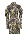 Rotate Birger Christensen Woman Mini Dress Charcoal Size 8 Viscose, Elastane In Grey