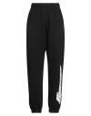 Rotate Birger Christensen Mimi Printed Cotton Fleece Track Pants In Black