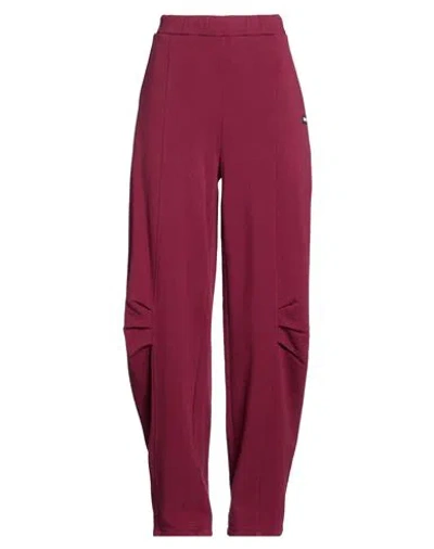 Rotate Birger Christensen Woman Pants Burgundy Size L Organic Cotton In Brown
