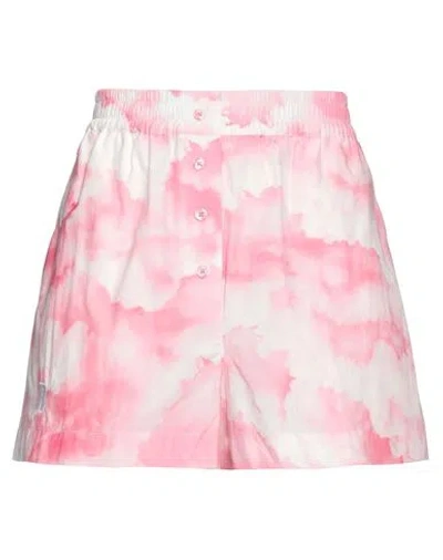 Rotate Birger Christensen Woman Shorts & Bermuda Shorts Pink Size Xs Cotton