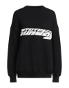Rotate Birger Christensen Woman Sweatshirt Black Size S Organic Cotton In Black