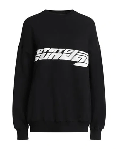Rotate Birger Christensen Woman Sweatshirt Black Size S Organic Cotton