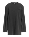Rotate Birger Christensen Woman Sweatshirt Charcoal Size 8 Organic Cotton