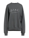 Rotate Birger Christensen Woman Sweatshirt Grey Size M Organic Cotton In Gray