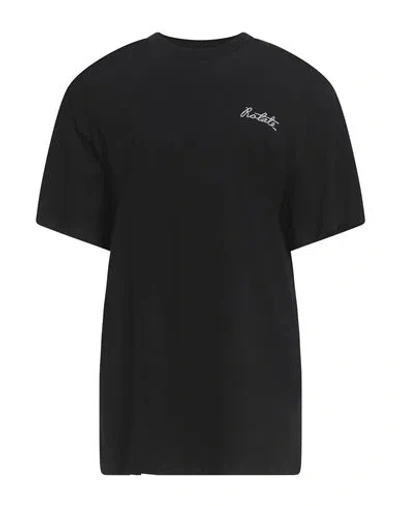 Rotate Birger Christensen Woman T-shirt Black Size 8 Organic Cotton