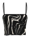 Rotate Birger Christensen Woman Top Black Size 10 Viscose, Polyester In Black