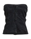 Rotate Birger Christensen Woman Top Black Size 8 Recycled Cotton In Black