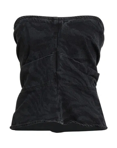 Rotate Birger Christensen Woman Top Black Size 8 Recycled Cotton