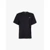Rotate Birger Christensen T-shirt In Cotone Oversized In Black
