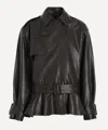 Rotate Birger Christensen Rotate Oversized Biker Jacket In Black