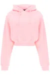 Rotate Birger Christensen Organic-cotton Hoodie In Pink