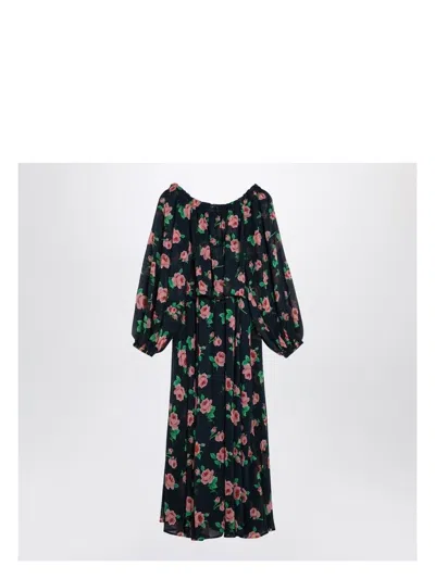 ROTATE BIRGER CHRISTENSEN WOMEN'S DRESS WITH FLORAL PATTERN
