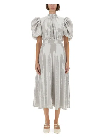 ROTATE BIRGER CHRISTENSEN WOMEN'S MIDI DRESS WITH SEQUINS