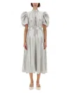 Rotate Birger Christensen Rotate Birgerchristensen Midi Dress With Sequins In Grey
