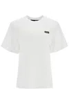 Rotate Birger Christensen Rotate T Shirt With Logo Embroidery In White
