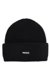 Rotate Birger Christensen Logo-patch Beanie Hat In Black