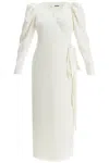 Rotate Birger Christensen Wrap Midi Dress With A Wrap