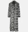 Rotate Birger Christensen Long-sleeved Coat In Schwarz