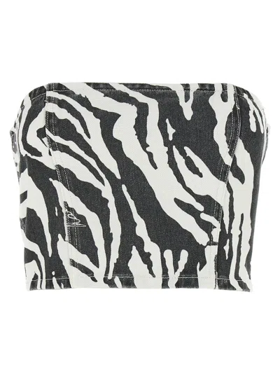ROTATE BIRGER CHRISTENSEN ROTATE BIRGER CHRISTENSEN 'ZEBRA' TOP
