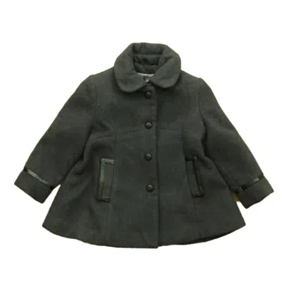 Pre-owned Rothschild Kids' Girls Gray Winter Coat