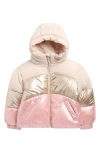 Rothschild Kids' Colorblock Hooded Puffer Jacket In Multi