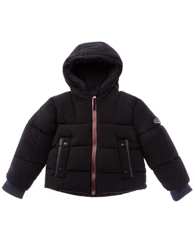Rothschild Sherpa-lined Puffer Jacket In Black