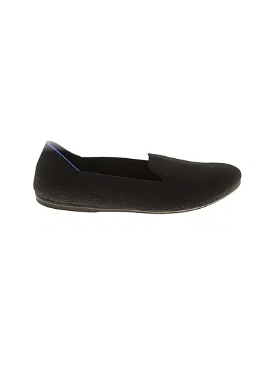 Pre-owned Rothys Flats In Black