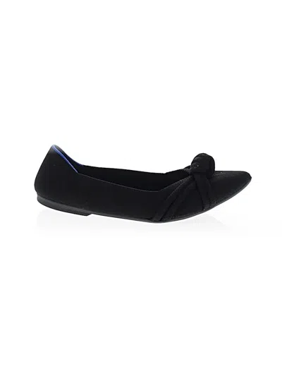 Pre-owned Rothys Flats In Black