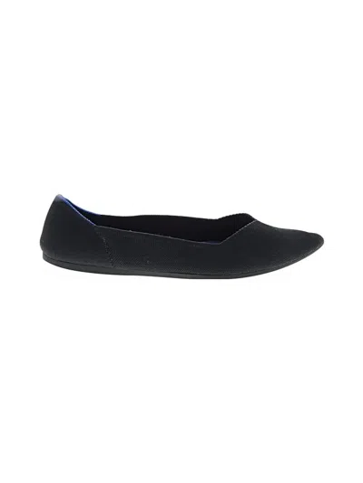 Pre-owned Rothys Flats In Black