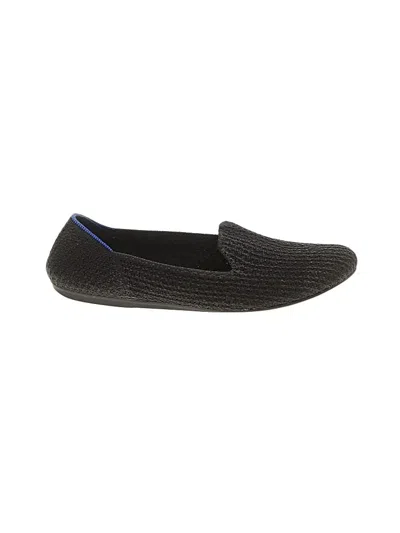 Pre-owned Rothys Flats In Black