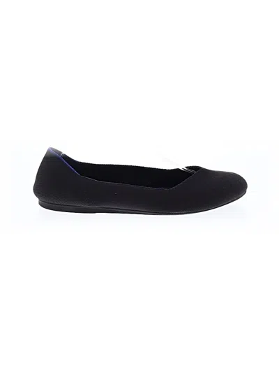 Pre-owned Rothys Flats In Black