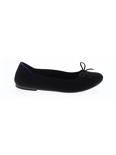 Pre-owned Rothys Flats In Black
