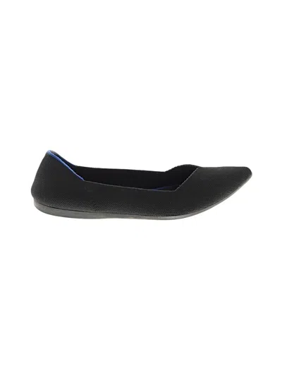 Pre-owned Rothys Flats In Black