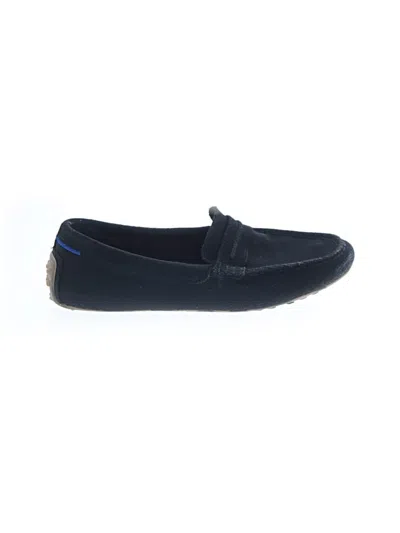 Pre-owned Rothys Flats In Black