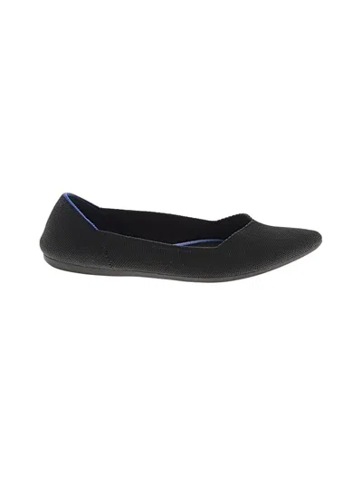 Pre-owned Rothys Flats In Black