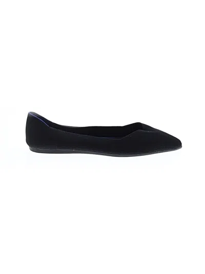 Pre-owned Rothys Flats In Black