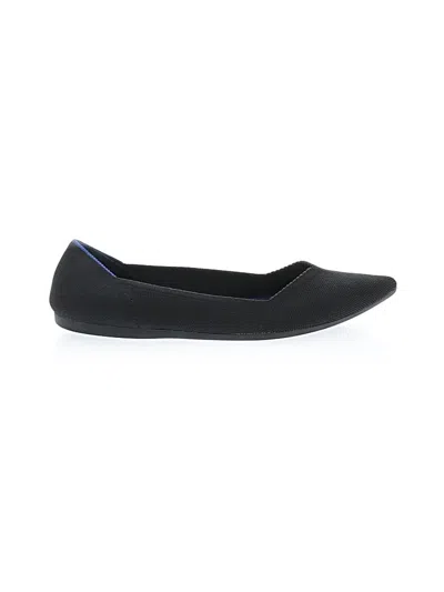 Pre-owned Rothys Flats In Black