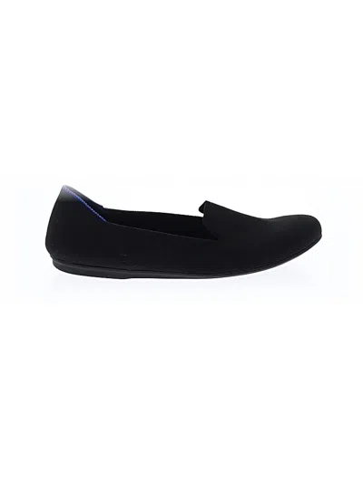 Pre-owned Rothys Flats In Black
