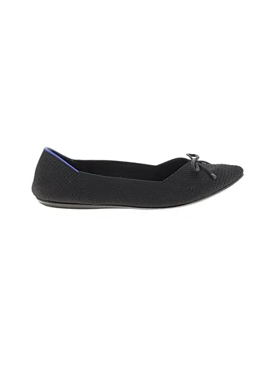 Pre-owned Rothys Flats In Black