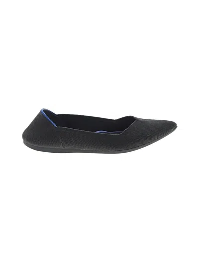 Pre-owned Rothys Flats In Black